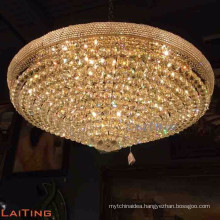 Living room large flush mount ceiling light crystal lamps for indoor only